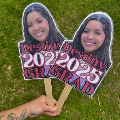LAMINATED GRAD ON A STICK - CUSTOM