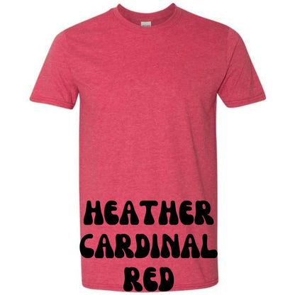 ON MY HUSBANDS LAST NERVE T-SHIRT - GILDAN SOFTSTYLE BRAND 65% POLYESTER 35%