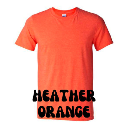 ON MY HUSBANDS LAST NERVE T-SHIRT - GILDAN SOFTSTYLE BRAND 65% POLYESTER 35%