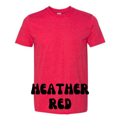 ON MY HUSBANDS LAST NERVE T-SHIRT - GILDAN SOFTSTYLE BRAND 65% POLYESTER 35%