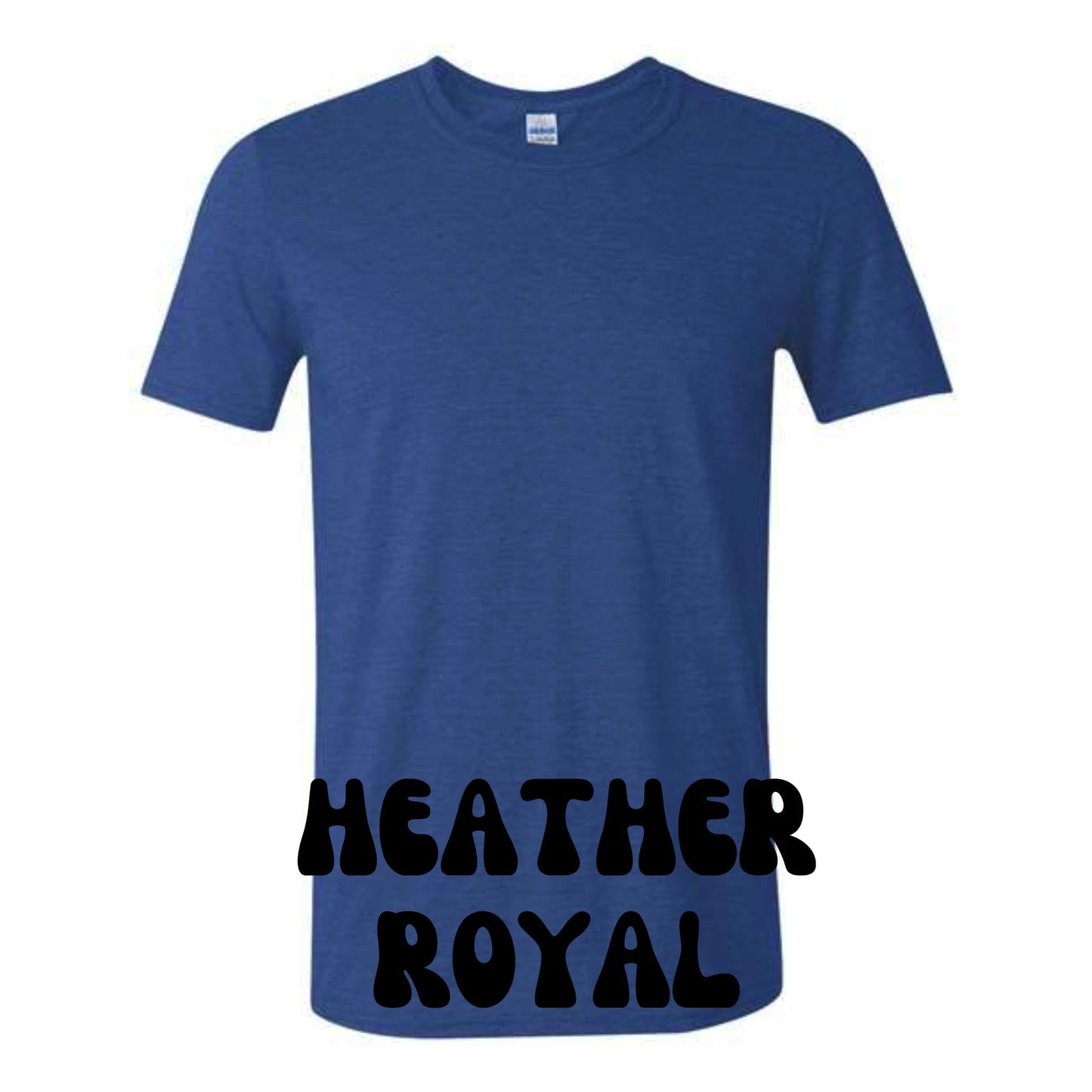 ON MY HUSBANDS LAST NERVE T-SHIRT - GILDAN SOFTSTYLE BRAND 65% POLYESTER 35%