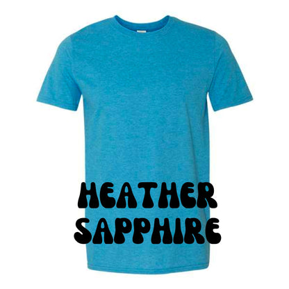 ON MY HUSBANDS LAST NERVE T-SHIRT - GILDAN SOFTSTYLE BRAND 65% POLYESTER 35%