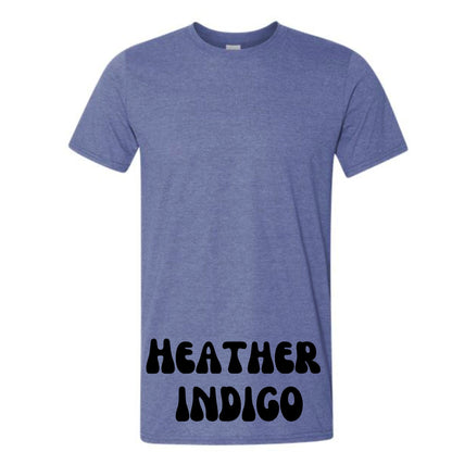 ON MY HUSBANDS LAST NERVE T-SHIRT - GILDAN SOFTSTYLE BRAND 65% POLYESTER 35%