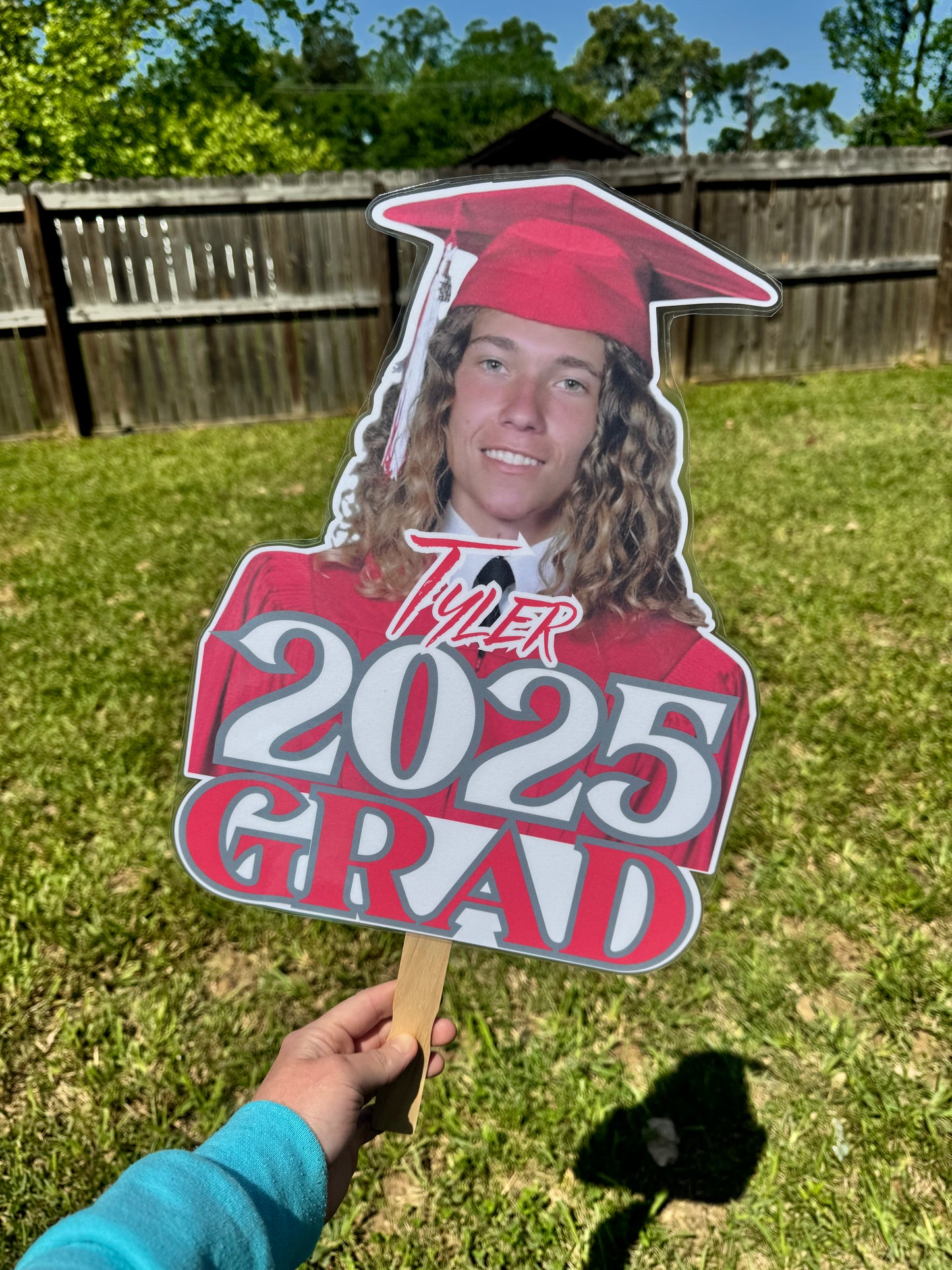 LAMINATED GRAD ON A STICK - CUSTOM