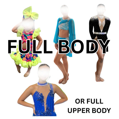 LAMINATED FACE/BODY ON A STICK!