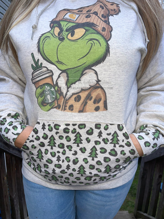 GREEN GUY HOODED SWEATSHIRT