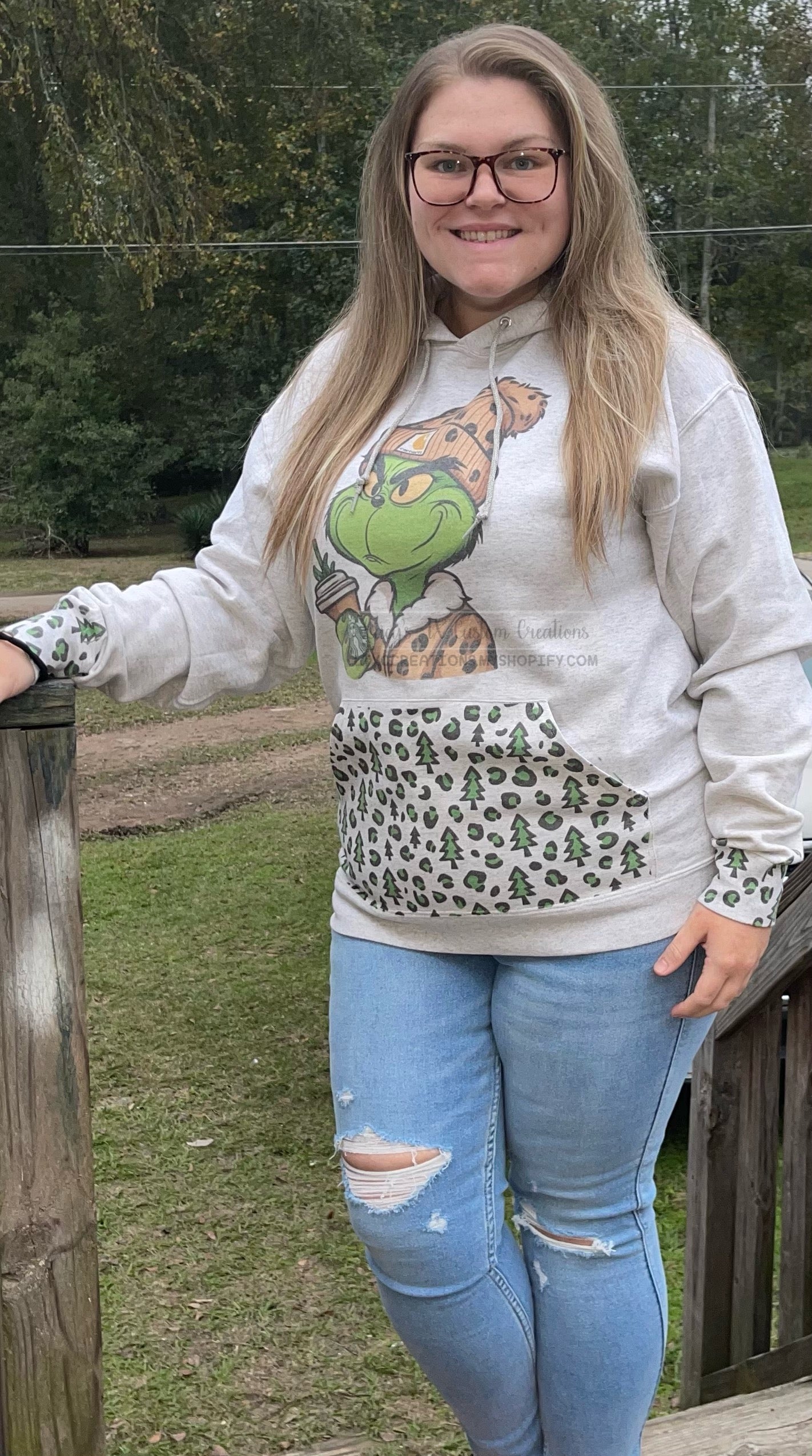 GREEN GUY HOODED SWEATSHIRT