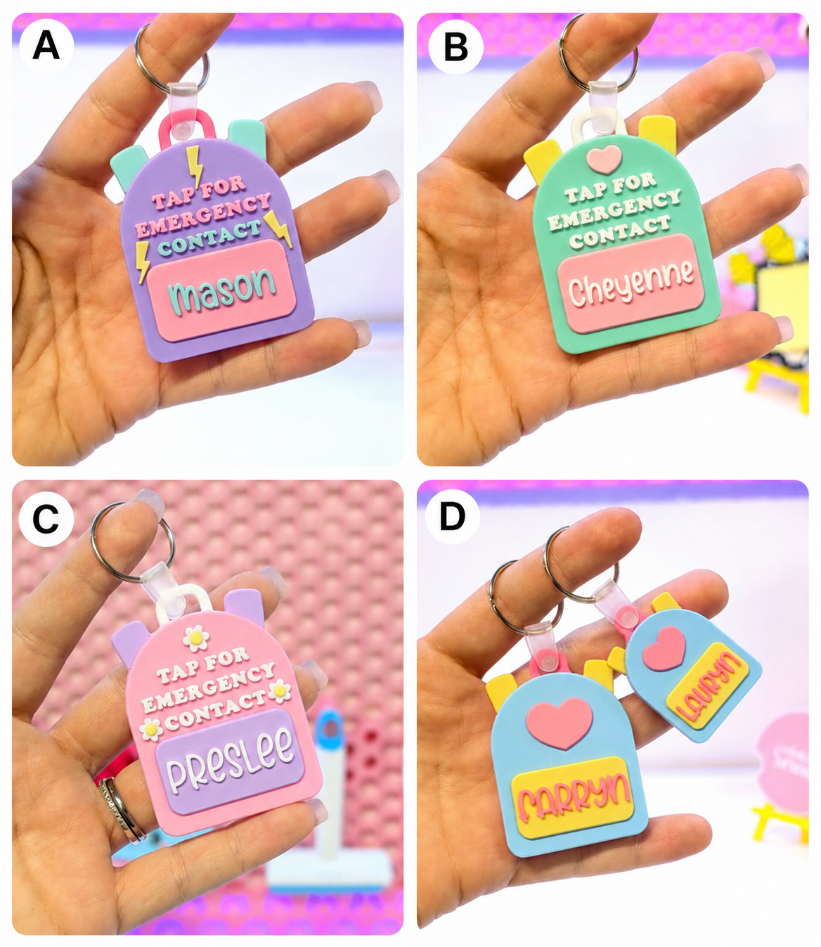 NFC Backpack Keychain - BACK TO SCHOOL *MUST HAVE*