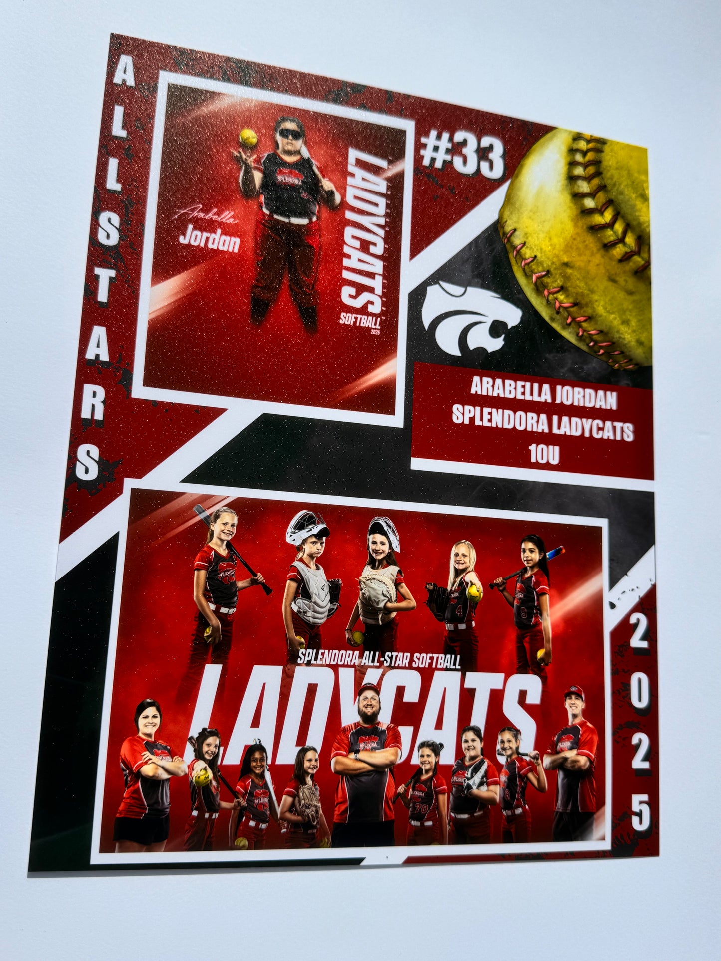 Single Custom Printed Memory Mate – 8.5" x 11"