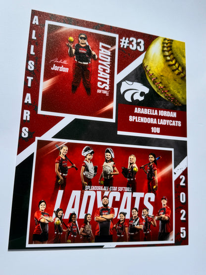 Single Custom Printed Memory Mate – 8.5" x 11"