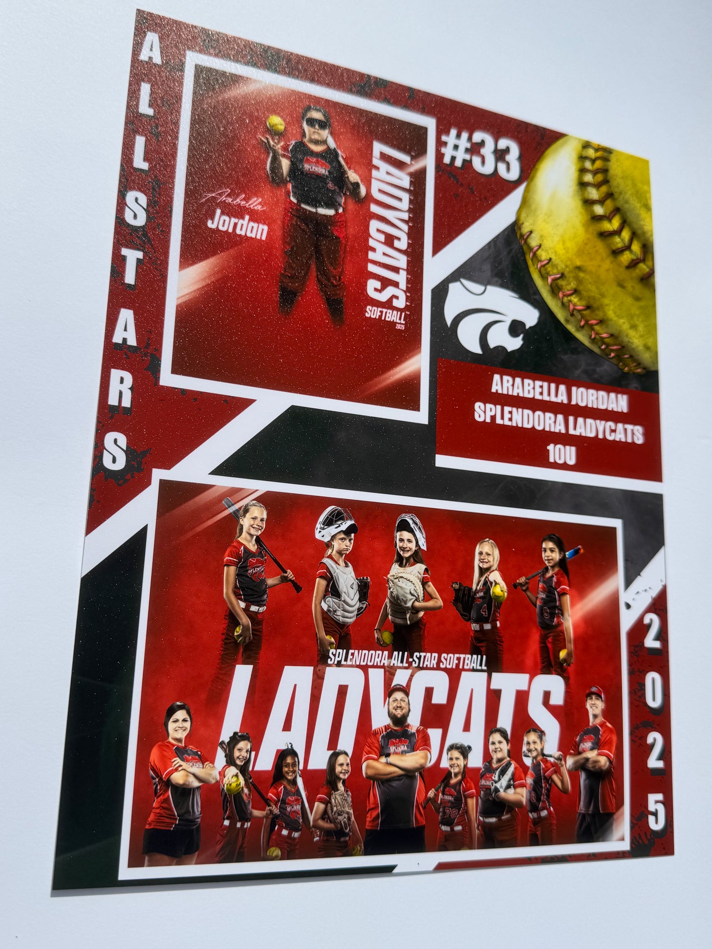 Single Custom Printed Memory Mate – 8.5" x 11"