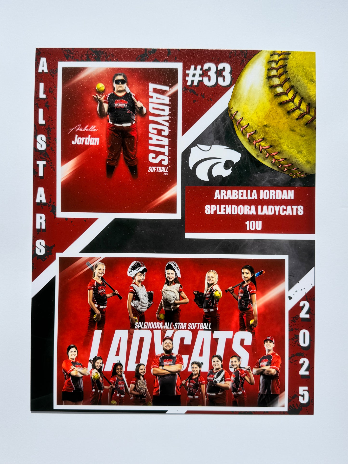 Single Custom Printed Memory Mate – 8.5" x 11"