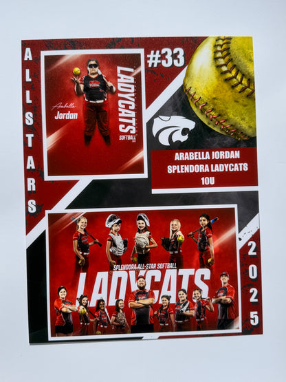 Single Custom Printed Memory Mate – 8.5" x 11"