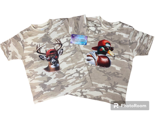 Camo Valentine Shirt - Deer or Duck