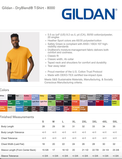 SALE OF THE WEEK - SUBLIMATION - MY (GIRL, BOY, or KIDS) MIGHT NOT ALWAYS SWING BUT I DO SO WATCH YOUR MOUTH - T-SHIRT - GILDAN DRYBLEND 50/50