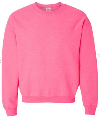 Valentines Horror Movie Characters Safety Pink Sweatshirt