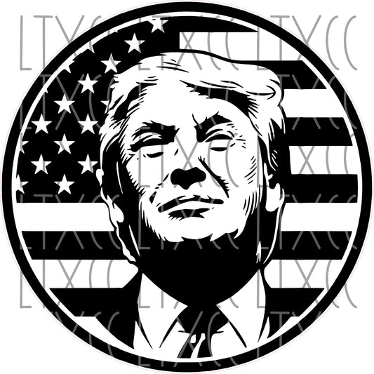 LEATHERETTE PATCH - TRUMP DESIGNS