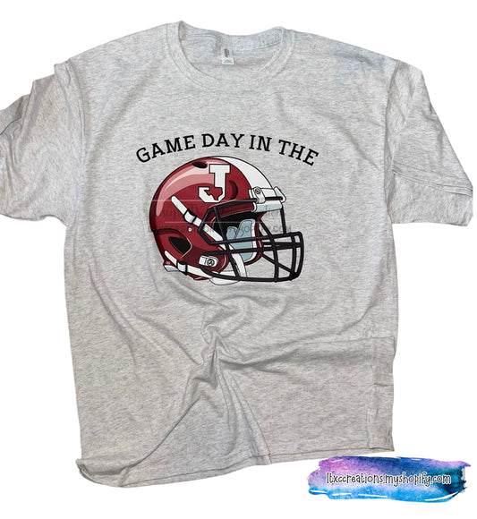 "GAME DAY IN THE J" SHIRT - JERZEES 29MR SHIRT BRAND - PRE-ORDER CLOSES AUGUST 12TH AT 10 AM.