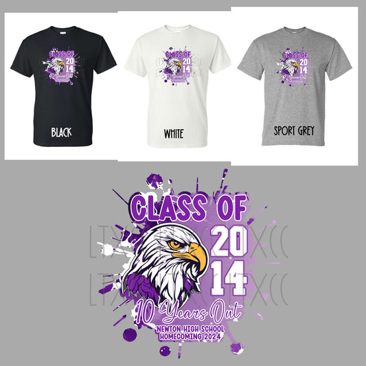 Newton Eagles Class of 2014 Homecoming Shirt - ORDER BY SEPTEMBER 16TH by 1 pm CST