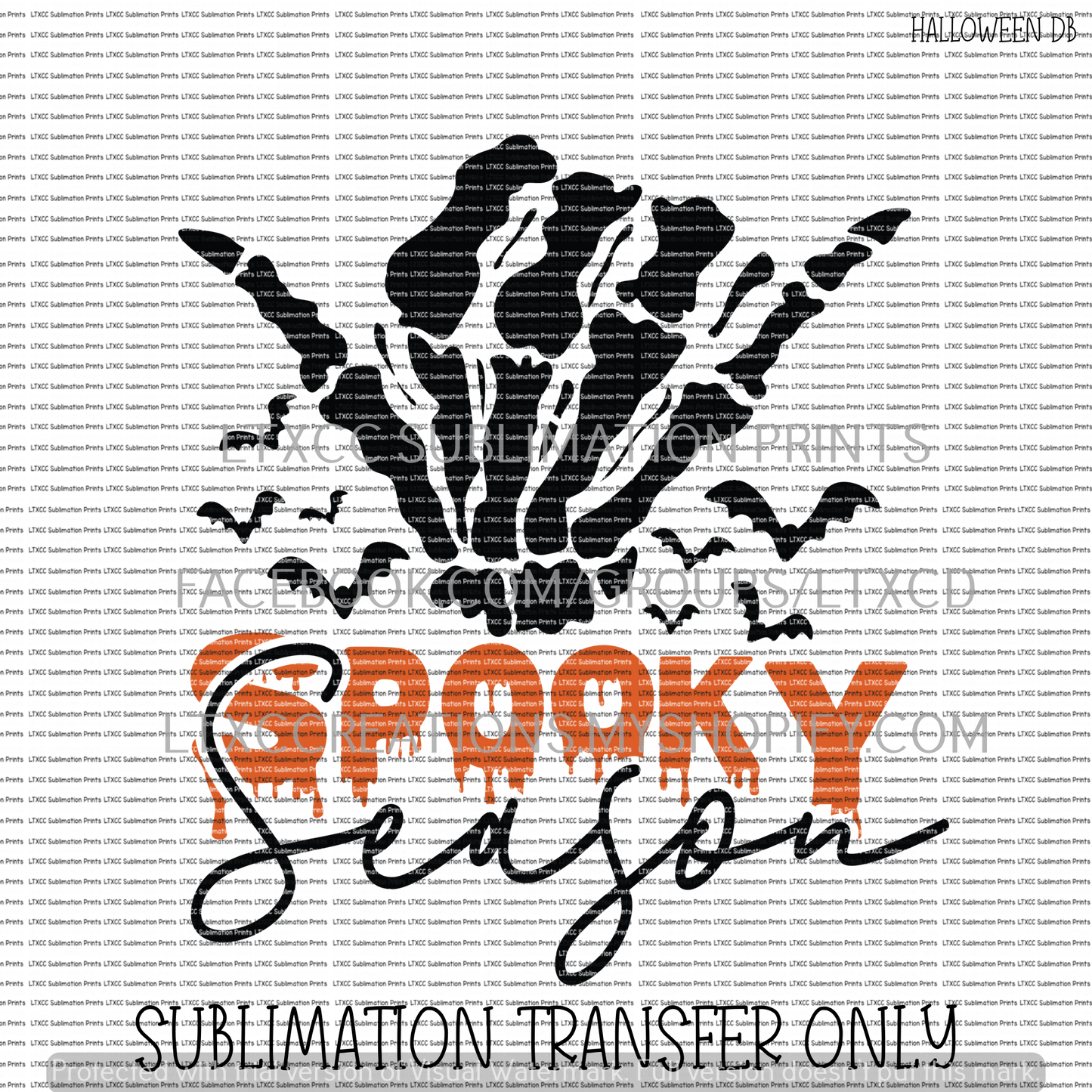 SPOOKY SEASON - SUBLIMATION PRINT TRANSFER