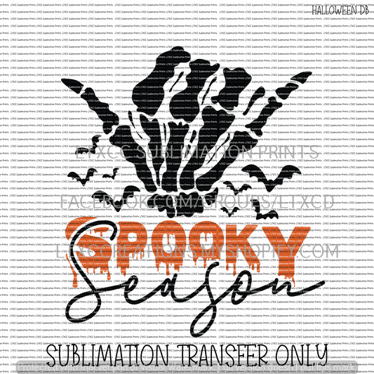 SPOOKY SEASON - SUBLIMATION PRINT TRANSFER