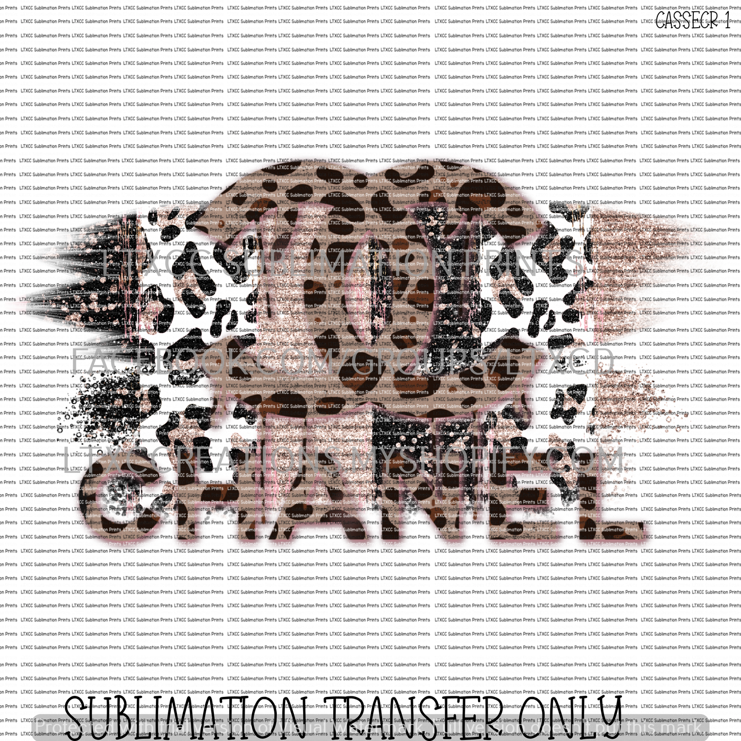 C H A N E L -  SUBLIMATION PRINT TRANSFER