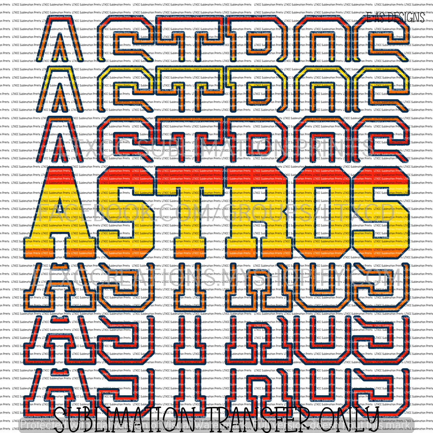 A S T R O S A S T R O S A S T R O S -  SUBLIMATION PRINT TRANSFER