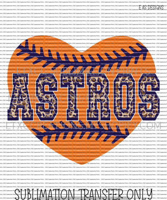 A S T R O S HEART -  SUBLIMATION PRINT TRANSFER