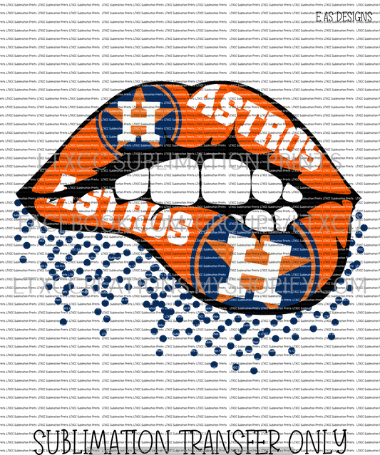 A S T R O S LIPS -  SUBLIMATION PRINT TRANSFER