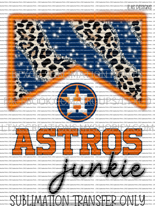 A S T R O S JUNKIE -  SUBLIMATION PRINT TRANSFER