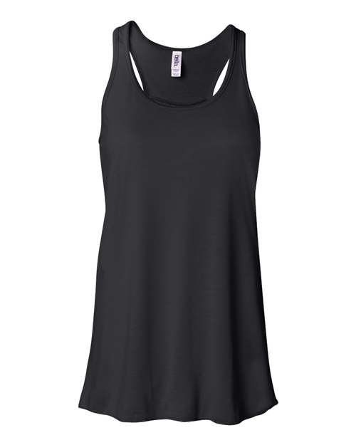 CUSTOM SOFTBALL Women's Flowy Racerback Tank - 8800 - BELLA + CANVAS