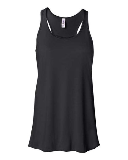 CUSTOM SOFTBALL Women's Flowy Racerback Tank - 8800 - BELLA + CANVAS