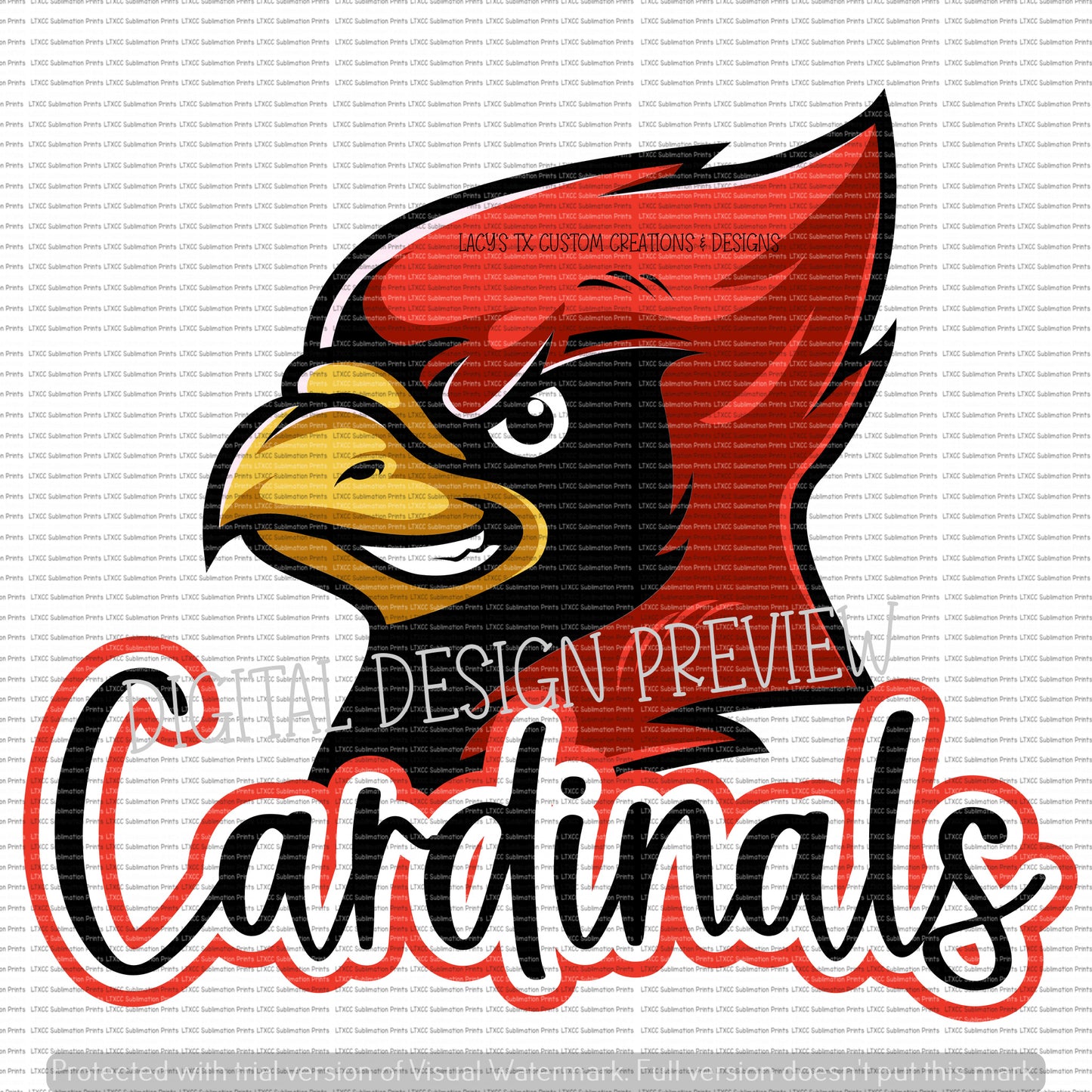 CARDINALS -  DIGITAL DESIGN ONLY