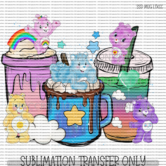 C A R E B E A R - SUBLIMATION PRINT TRANSFER