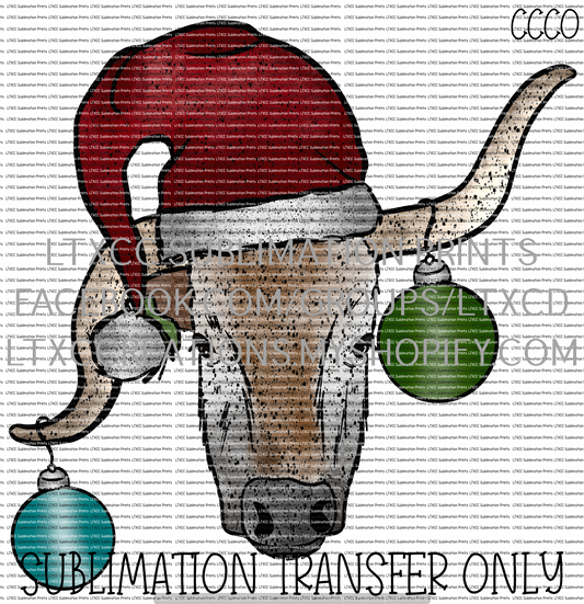 Christmas Switch Horns - SUBLIMATION PRINT TRANSFER