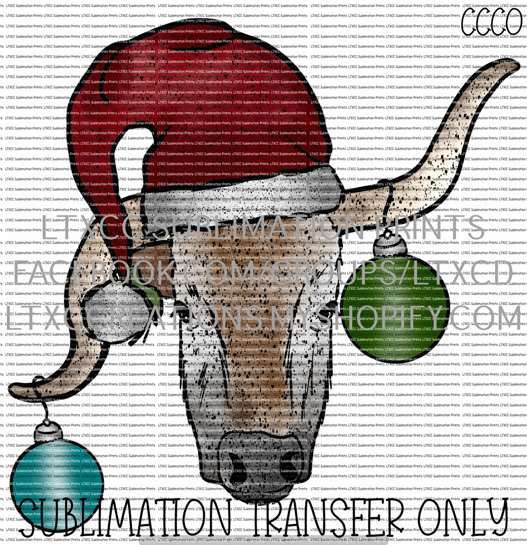 Christmas Switch Horns - SUBLIMATION PRINT TRANSFER