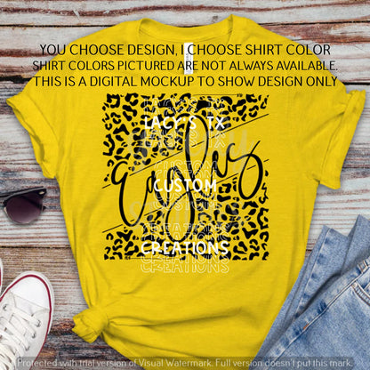 SHIRT SALE! YOU pick design, I PICK SHIRT COLOR - SCREEN PRINT SHIRTS!