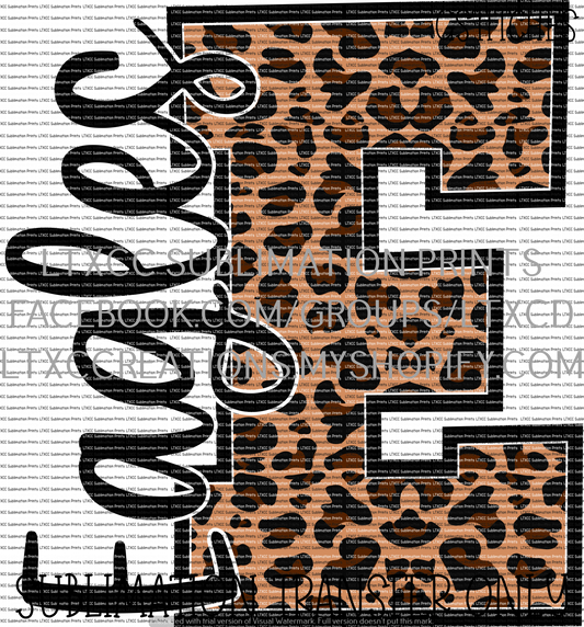 Eagles Leopard - SUBLIMATION PRINT TRANSFER