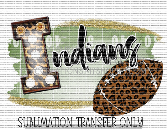 Indians Football - SUBLIMATION PRINT TRANSFER