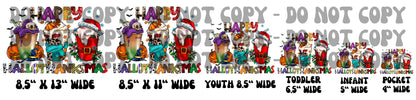HAPPY HALLOWTHANKSMAS - SUBLIMATION PRINT TRANSFER