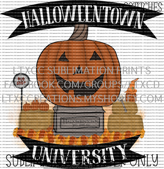 Halloweentown University - SUBLIMATION PRINT TRANSFER