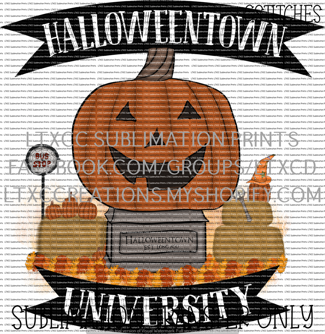 Halloweentown University - SUBLIMATION PRINT TRANSFER