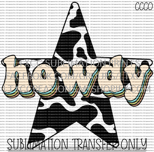Howdy Star - SUBLIMATION PRINT TRANSFER