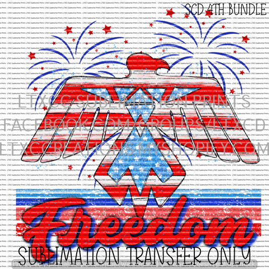 FREEDOM SUBLIMATION PRINT TRANSFER