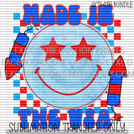 MADE IN THE USA SUBLIMATION PRINT TRANSFER