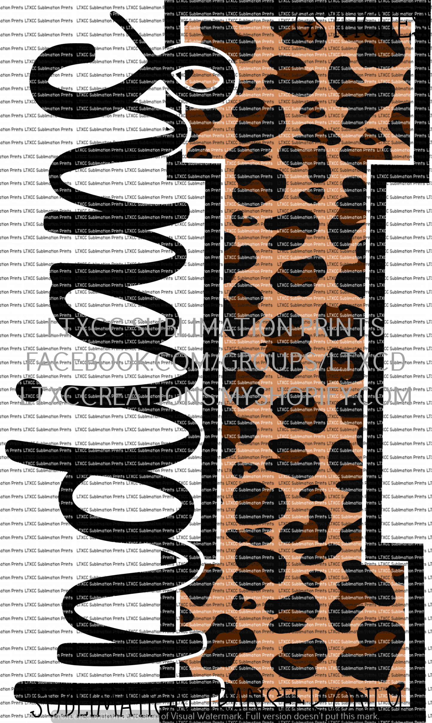 Indians Leopard - SUBLIMATION PRINT TRANSFER