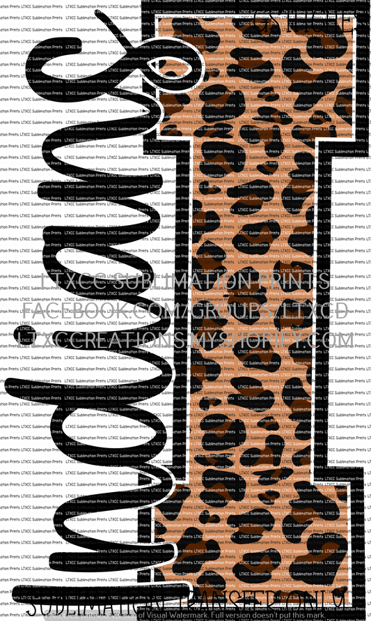 Indians Leopard - SUBLIMATION PRINT TRANSFER