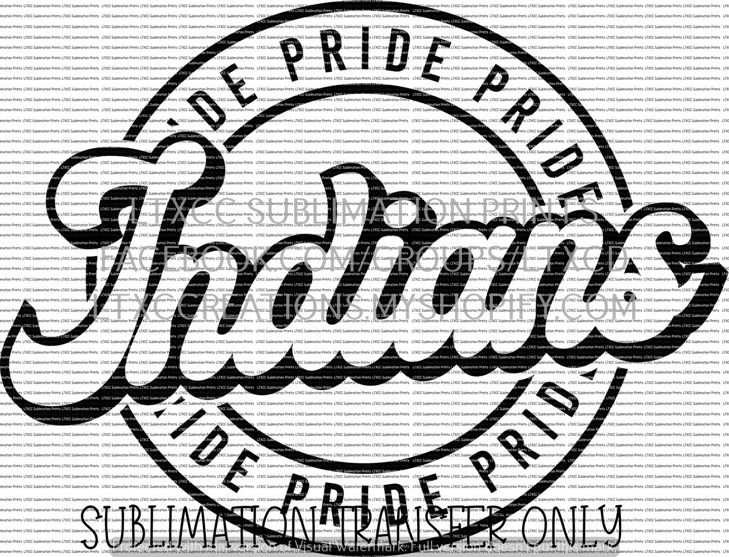 Indians Pride - SUBLIMATION PRINT TRANSFER