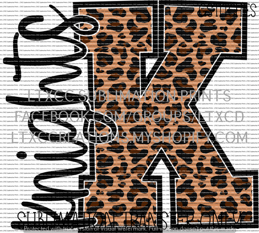 Knights Leopard - SUBLIMATION PRINT TRANSFER