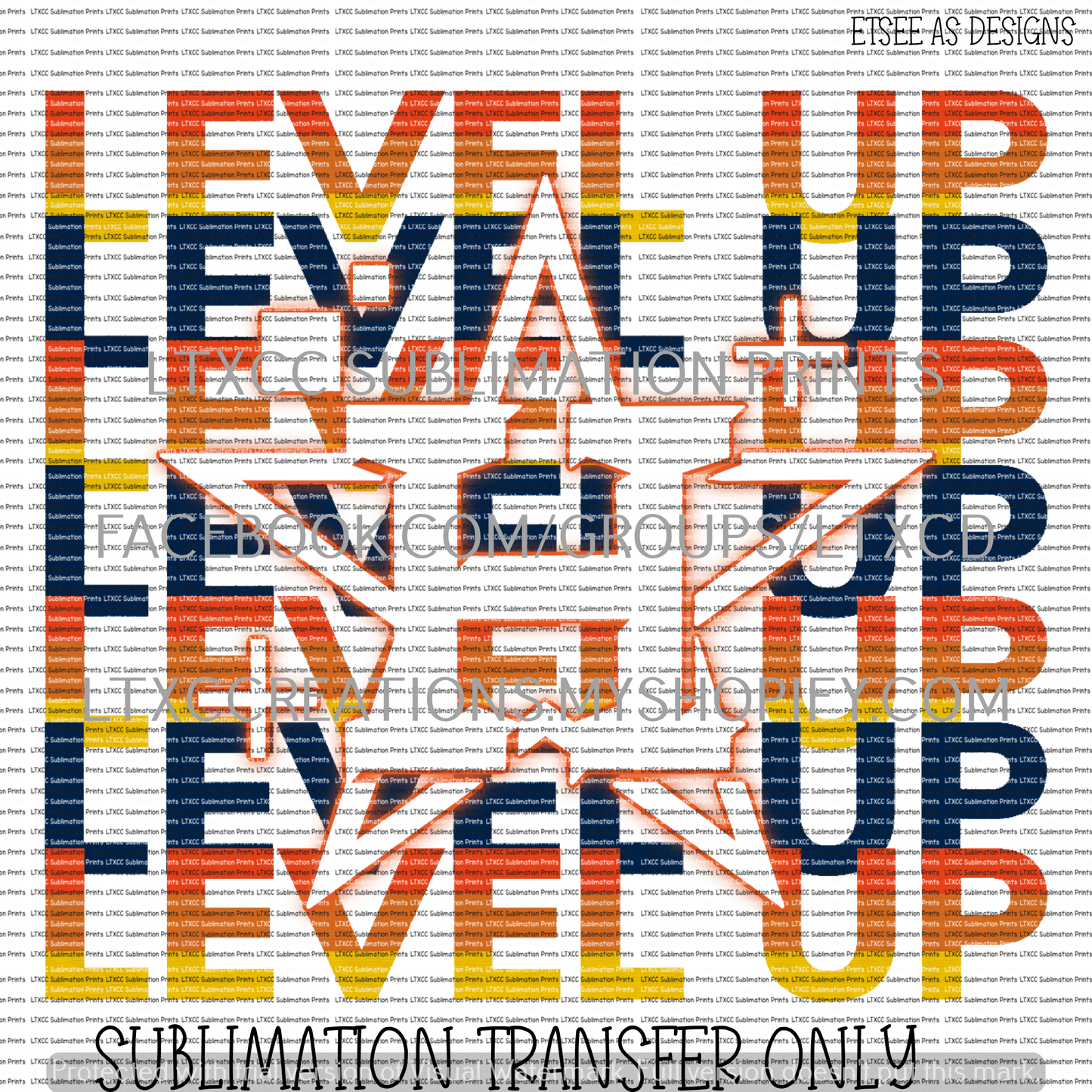 L E V E L UP A S T R O S  -  SUBLIMATION PRINT TRANSFER